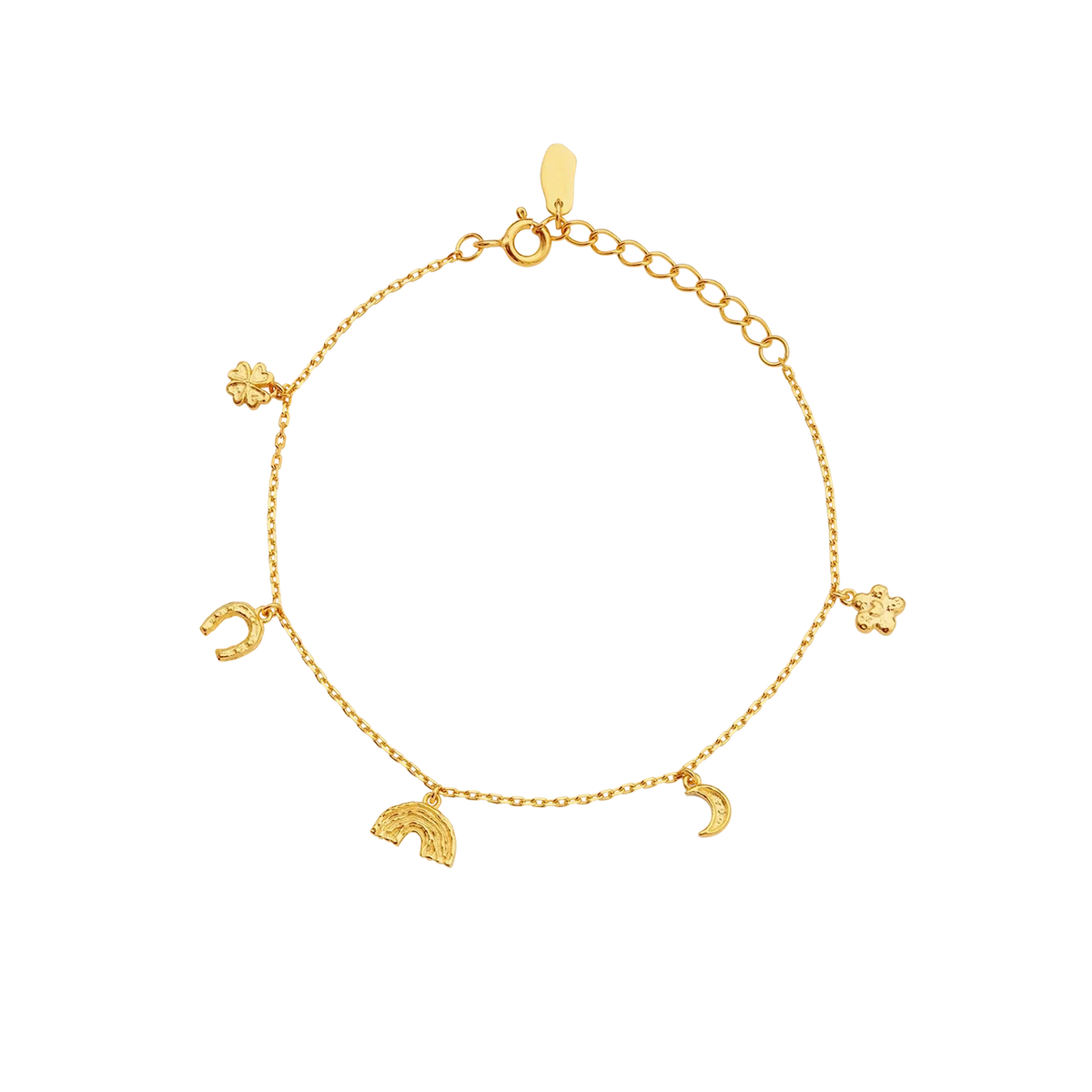 Maanesten Lucky Charm Gold-Plated Bracelet 