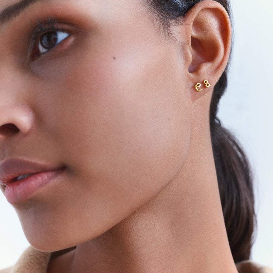 Alphabet Single Earring