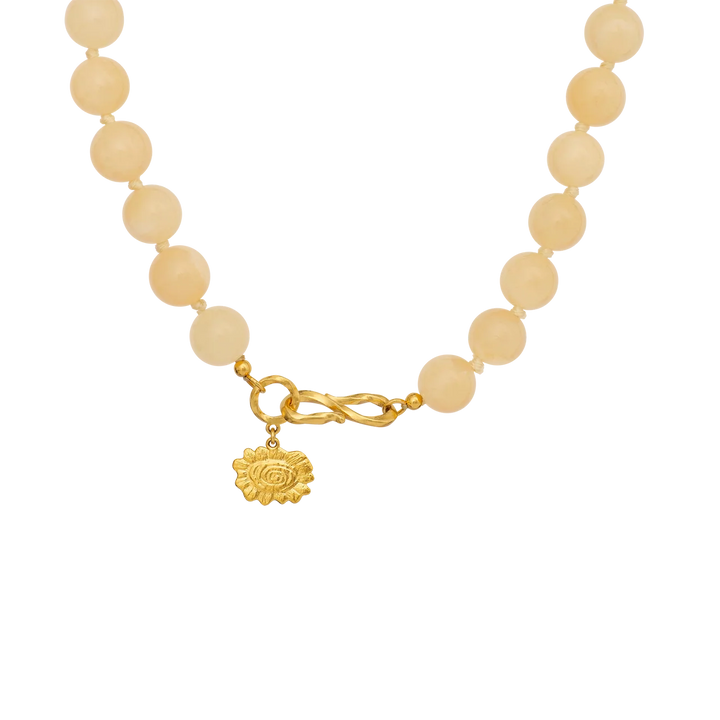Maanesten Maude Gold-Plated Necklace with Yellow Calcite – product image 2