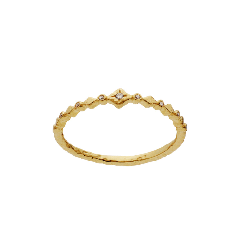 Maanesten Ria Forgyldt Ring