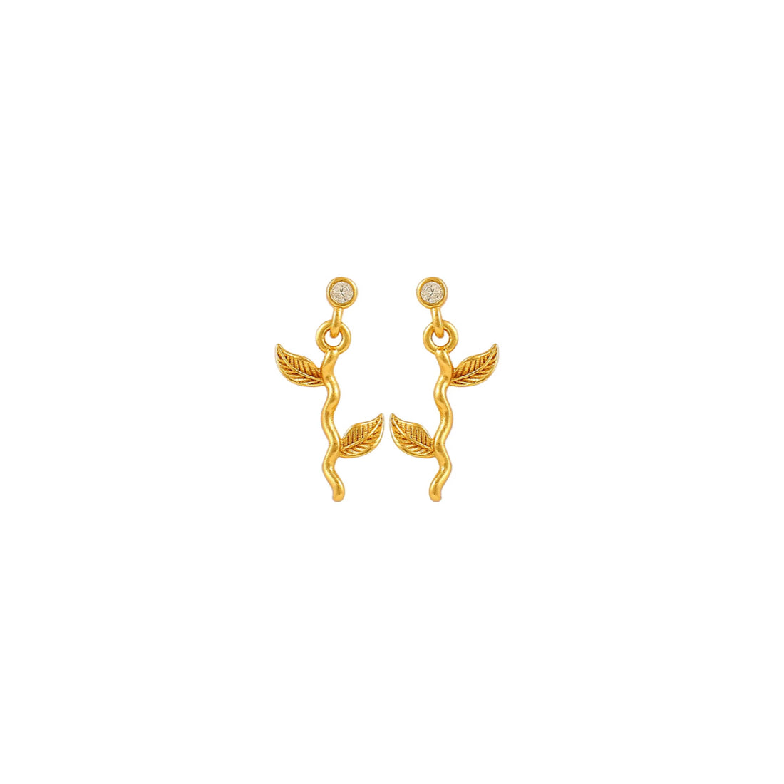 Hultquist Marigold Petite Earrings - Gold Plated Silver