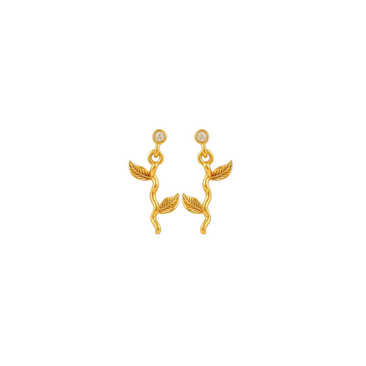 Hultquist Marigold Petite Earrings - Gold Plated Silver