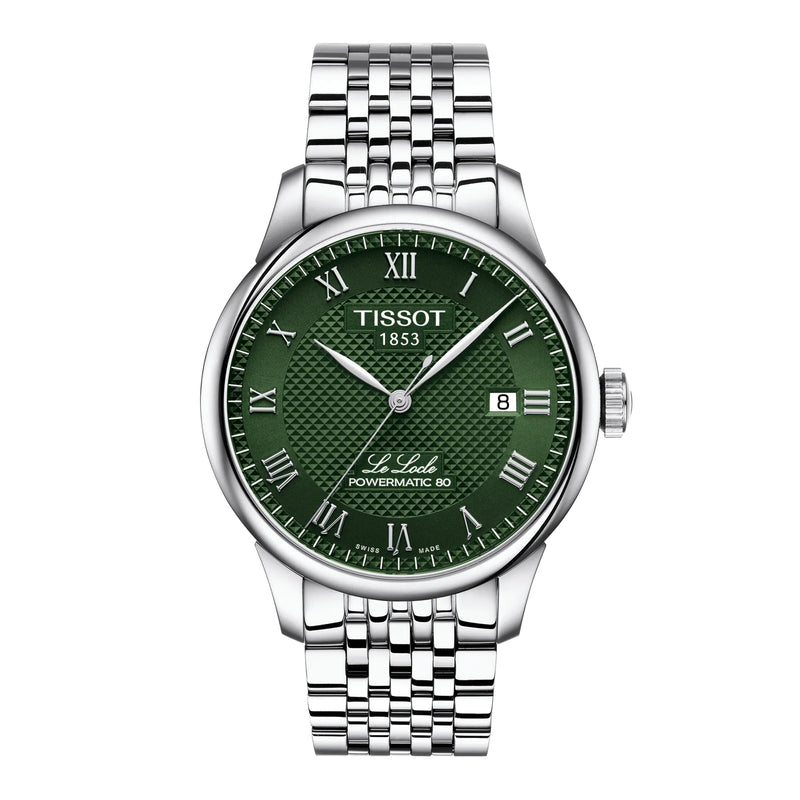 TISSOT LE LOCLE POWERMATIC 80 GREEN DIAL
