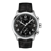 TISSOT CHRONO L 42MM – BLACK LEATHER STRAP / BLACK DIAL