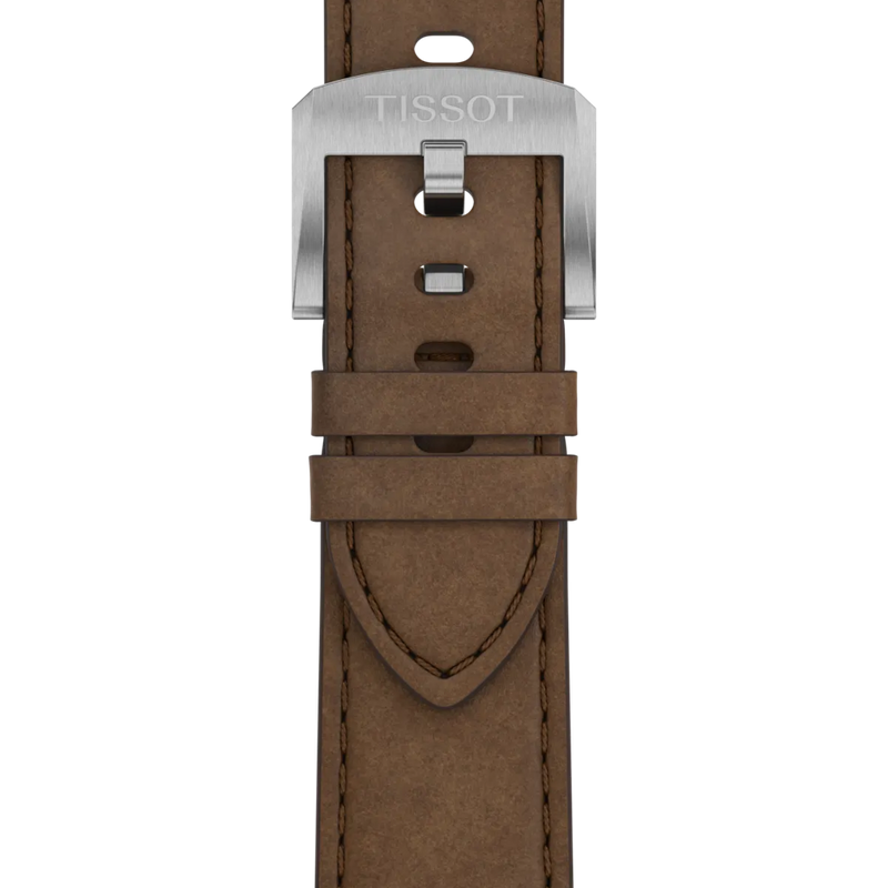 TISSOT PRC 100 SOLAR QUARTZ 39MM BROWN LEATHER STRAP