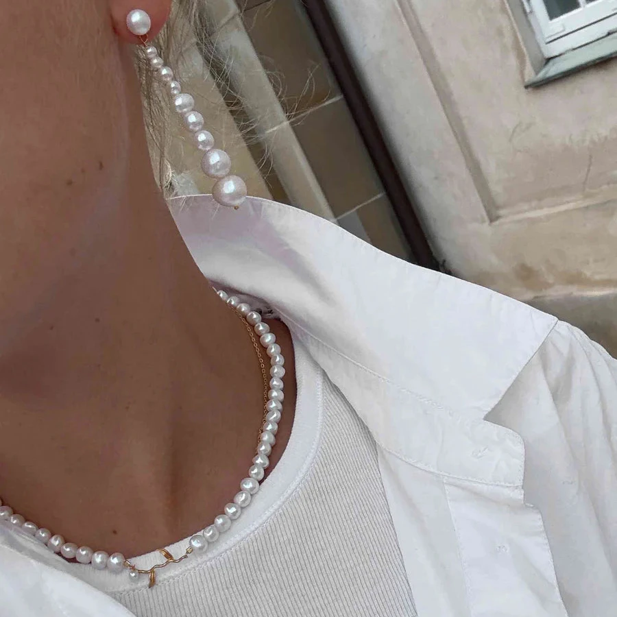 Hultquist Marigold Pearl Necklace