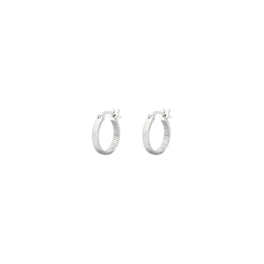 Vincent Fortune Teller Creol Silver Earrings Small 12mm
