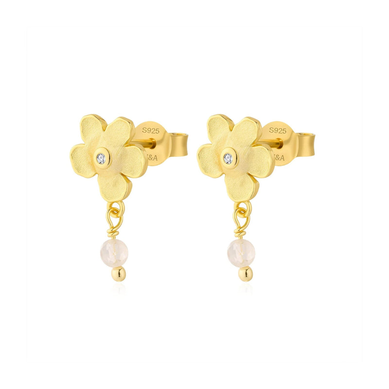 Wioga Wilma Earrings In Gold Plated Silver
