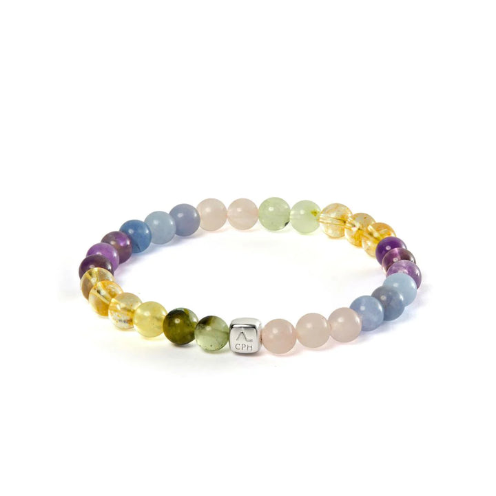 Alexander Lynggaard Bracelet Saint Tropez 6mm with colored pearls in stone look, model c10550-001.