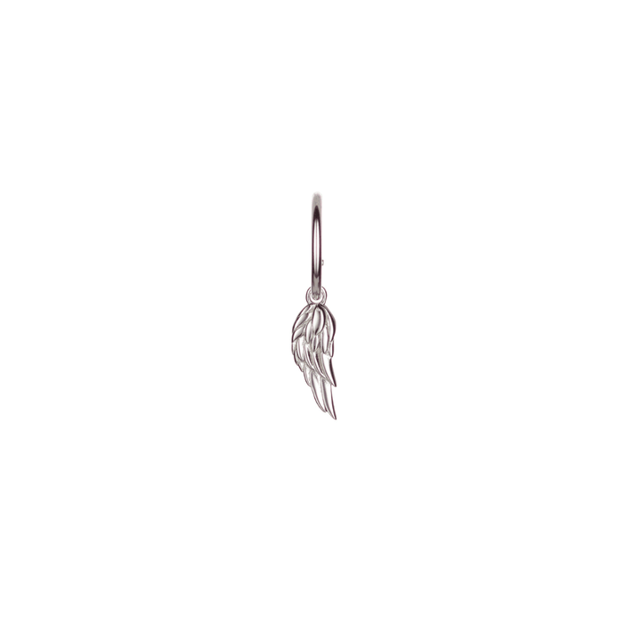Alexander Lynggaard Hope Wing earrings in silver with detailed wing suspension, Model e00004-1.