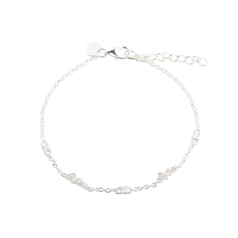 Aqua Dulce Aura Sølv Armbånd m. Zirkonia - Armbånd - 6091