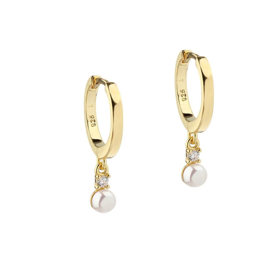 Aqua Dulce Darling Bubbels Øreringe I Forgyldt Sølv - 5639 - Øreringe - 5639