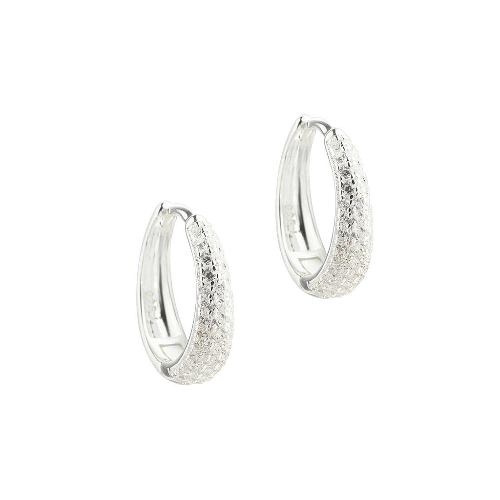 Aqua Dulce Darling Emma Medium Hoop Sølv - 5862 - Øreringe - 5862