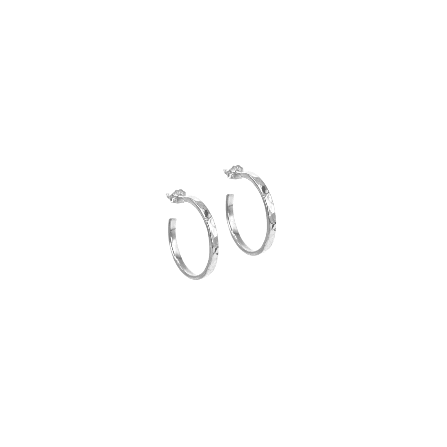 Aqua Dulce Elena Hoops I Sølv - 5723 - Øreringe - 5723
