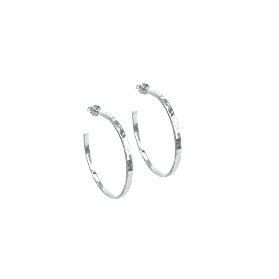 Aqua Dulce Elena Hoops I Sølv - 5725 - Øreringe - 5725