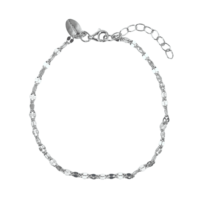Aqua Dulce Marisol bracelet silver, simple and elegant chain bracelet with adjustable closure. Model 5733-1