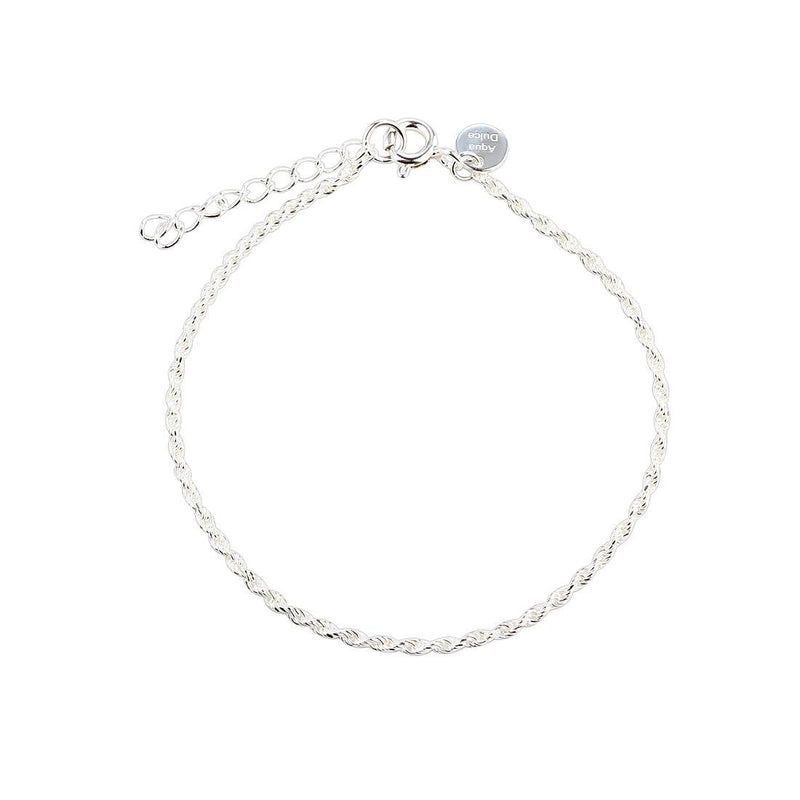 Aqua Dulce Rope Armbånd Sølv - 6015 - Armbånd - 6015
