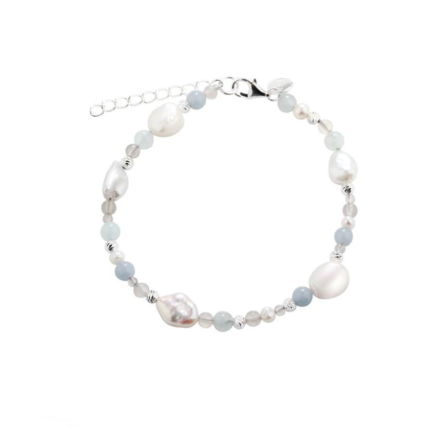 Aqua Dulce Sky Blue Armbånd Sølv - Armbånd - 5652