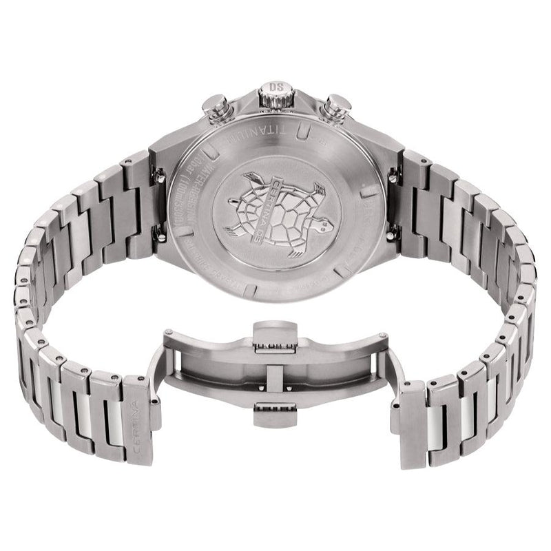 Certina DS-7 Chronograph - Kvarts Blå Titanium 41mm - - C0434174404100