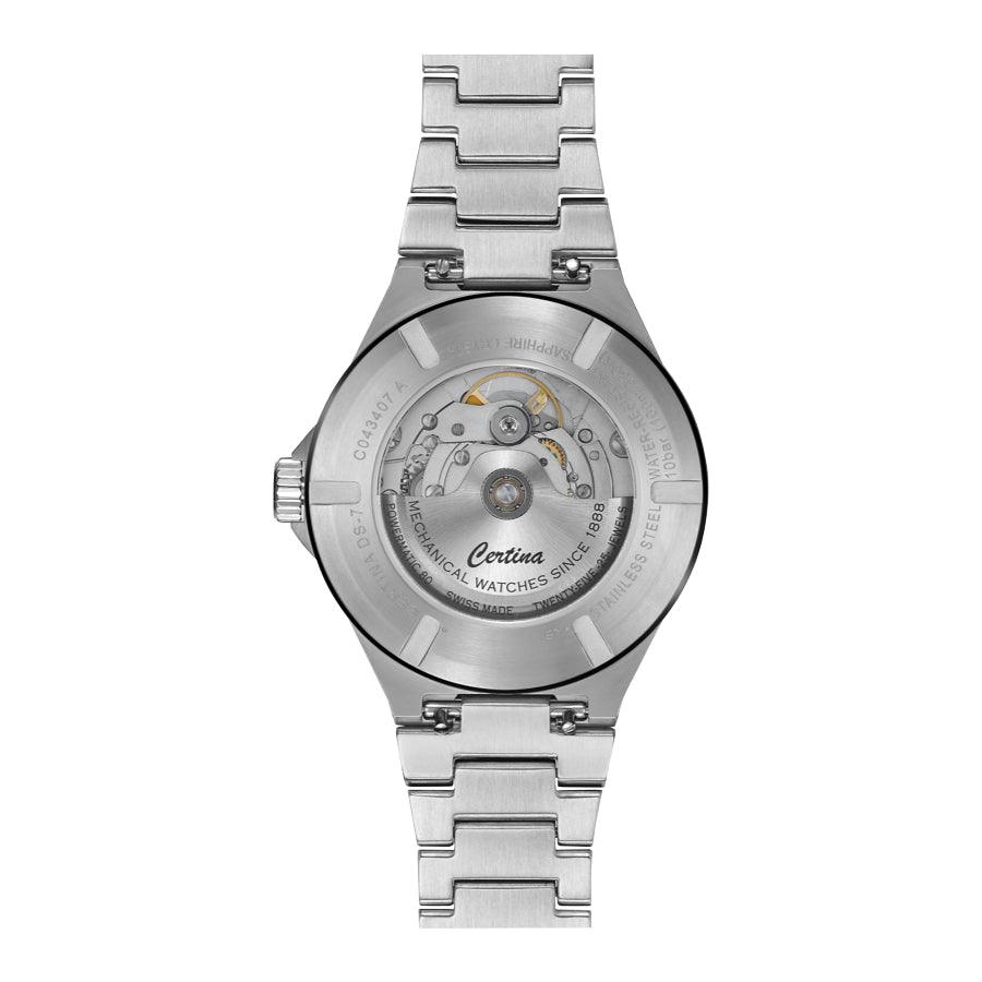 Certina DS-7 Powermatic 80 - Antracit PVD-belægning 39mm - - C0434072206100