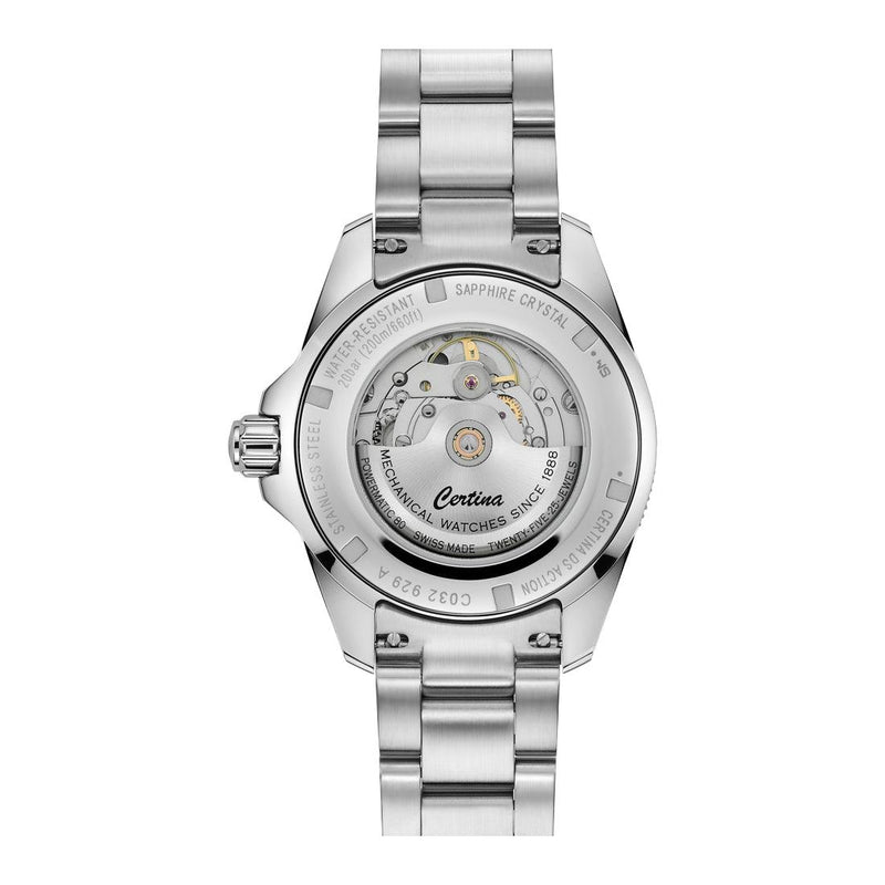 Certina DS Action GMT Powermatic 80 - Sort Urskive - Herreur - C0329291105100