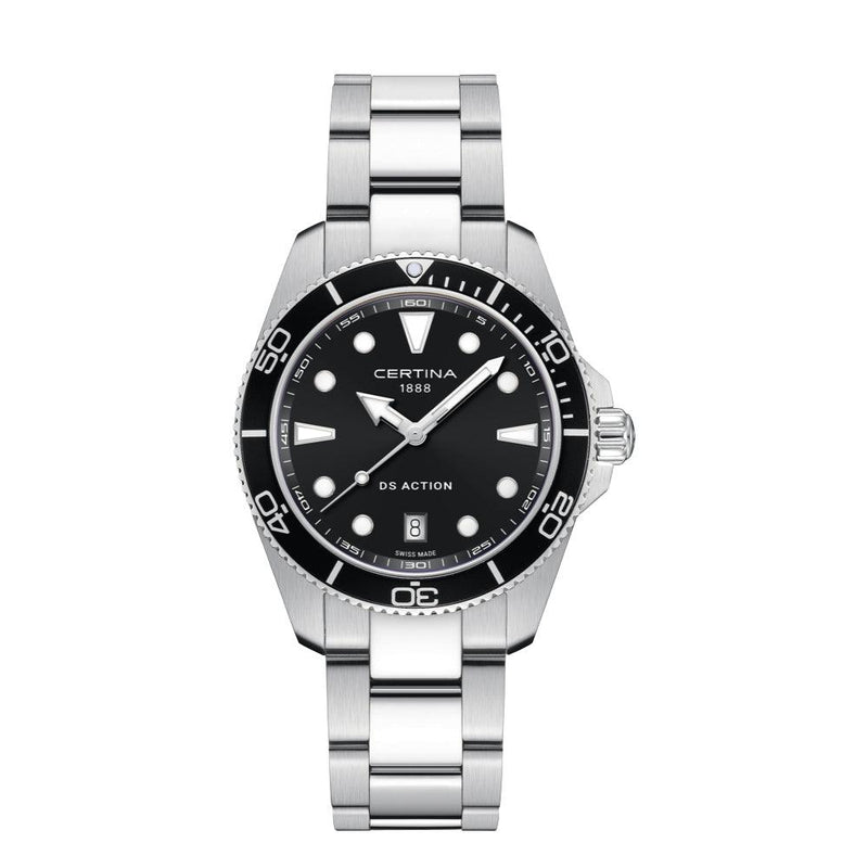 Certina DS Action Sort Urskive 40mm - Quartz - Herreur - C0484101105100