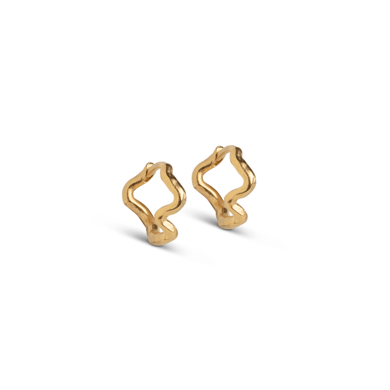 Enamel Holly Small Hoops - E310GM - Øreringe - E310GM