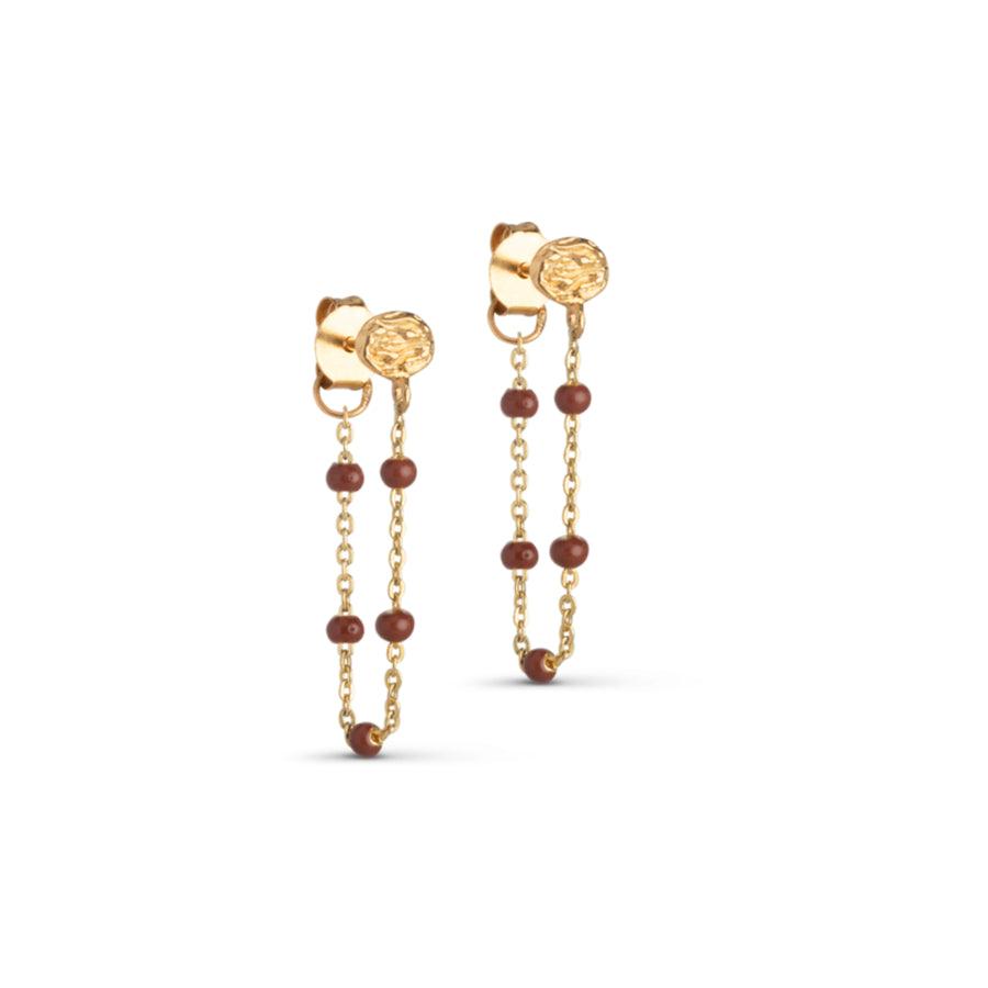 Enamel Lola Øreringe Copper - E140GM-Copper - Øreringe - E140GM-Copper