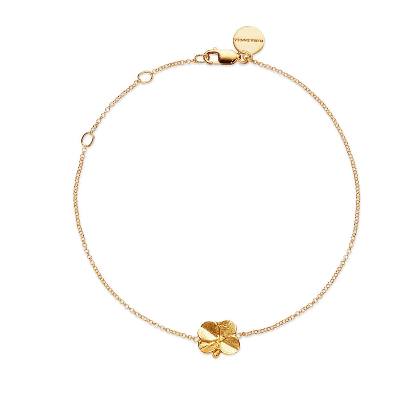 Flora Danica Firkløver Armbånd - Sølv Forgyldt - Armbånd - 907.FLC-BR-G