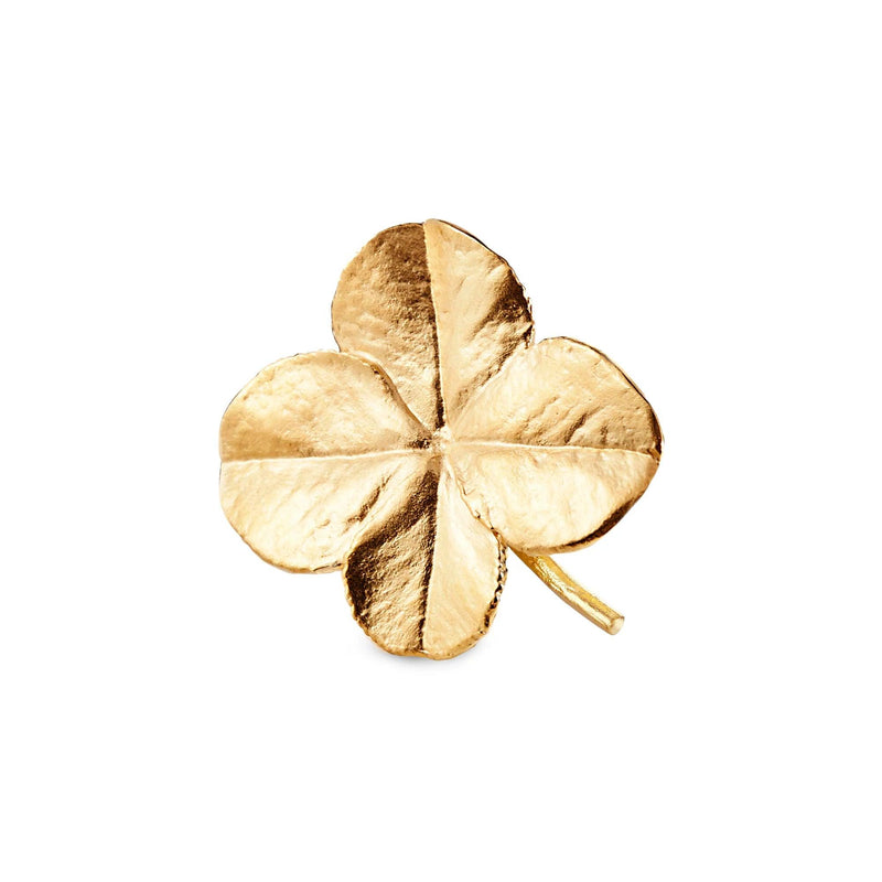 Flora Danica Firkløver Broche - Sølv Forgyldt - Broche - 907.FLC-BRO-G