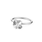 Flora Danica Four Leaf Clover Ring - Silver