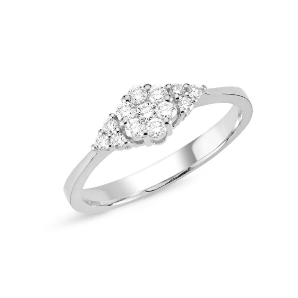Nuran Lilja Ring – 14 carat gold with 0.30 ct. brilliants