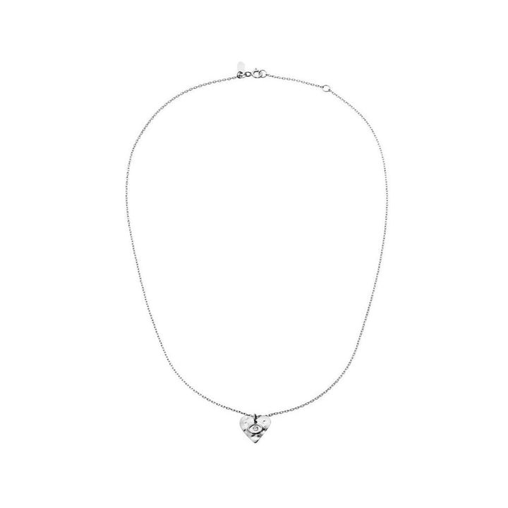 Maanesten Cassandra Necklace silver with heart pendant on thin chain, Model 2678c-2678c-2