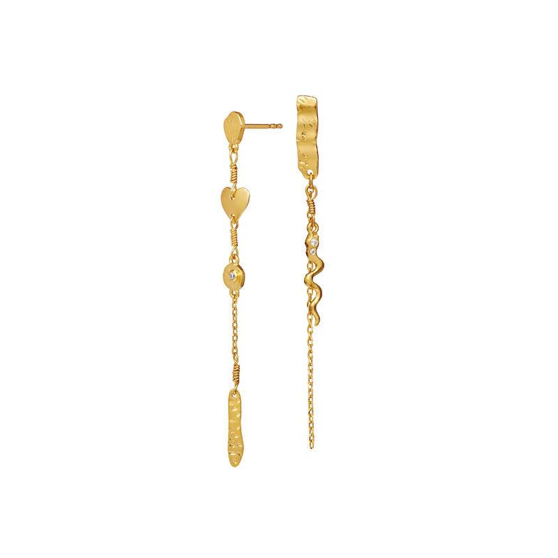 Maanesten Delfine Earrings Forgyldt - Øreringe - 9847A