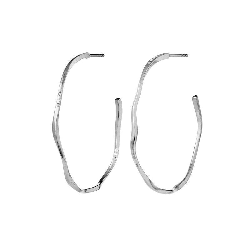 Maanesten Echo Grande Hoops 43mm i Sølv - 9863C - Øreringe - 9863C