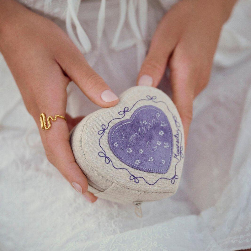 Maanesten Heart Jewelry Box Sand - Smykkerskrin - Smykkeskrin - 4019