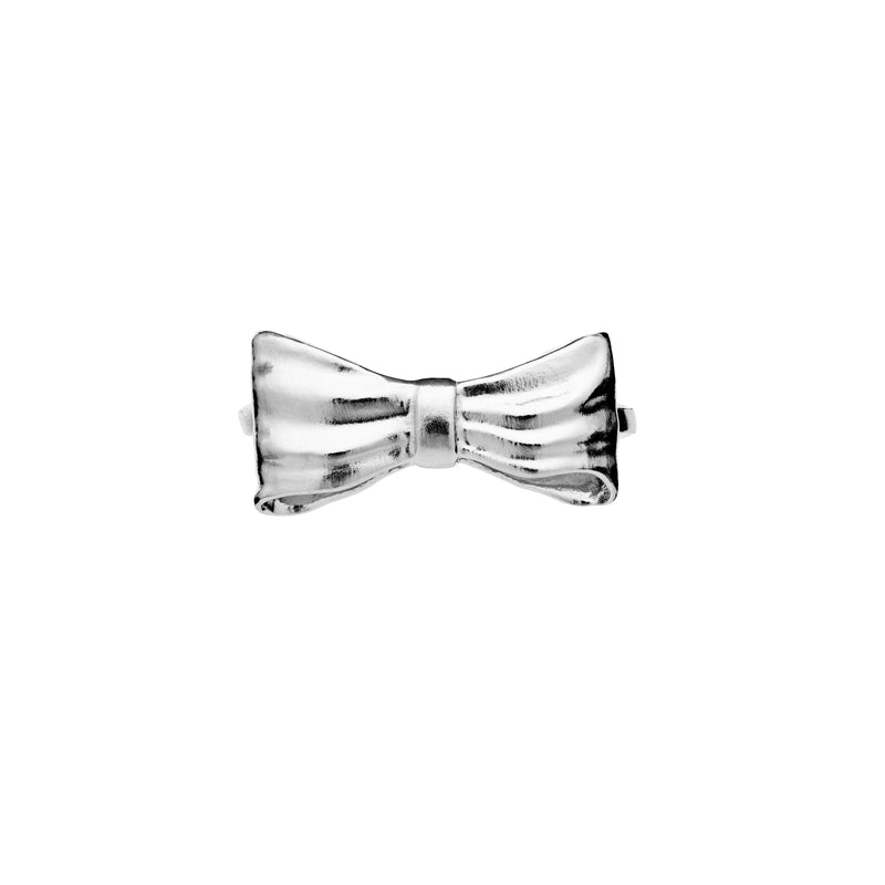 Maanesten Satin Sølv Ring Sløjfe - Ringe - 4832C-001