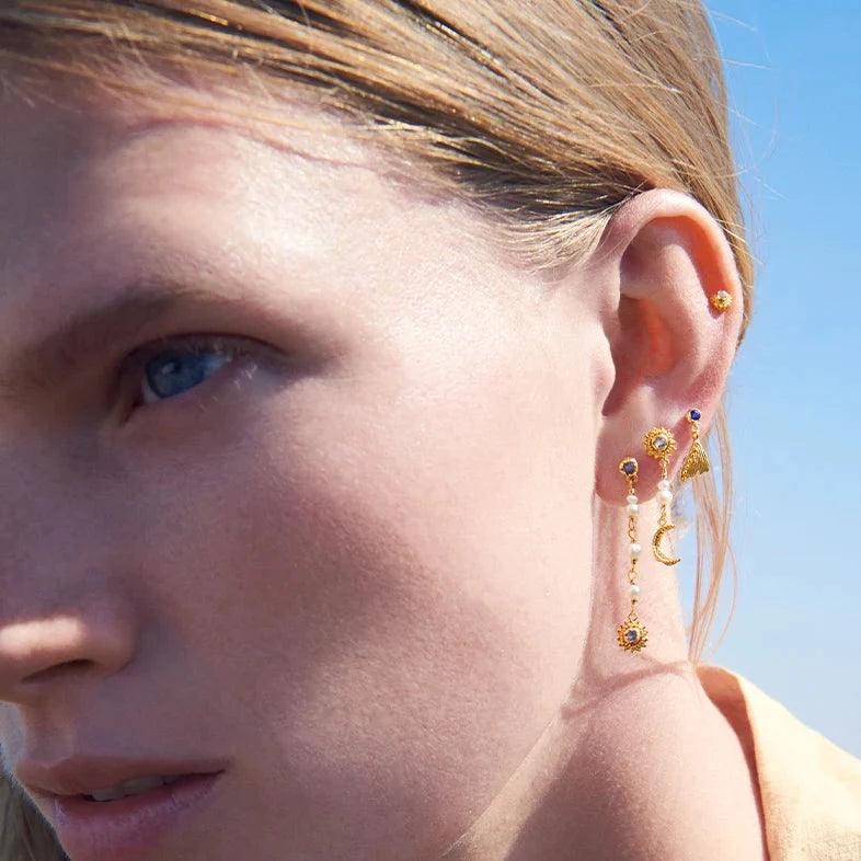Maanesten Sunniva Earrings Forgyldt - Øreringe - 9717A