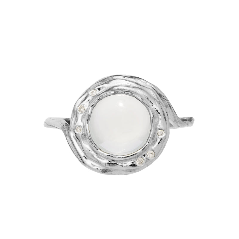 Maanesten Zahra Sølv Ring m. Månesten - Ringe - 4867C-001