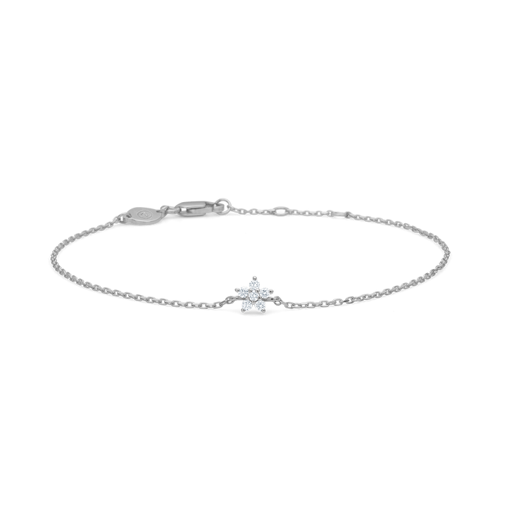Mads Z Celeste Star bracelet in silver with star pendant and clear zirconia, Model 2157141-2.
