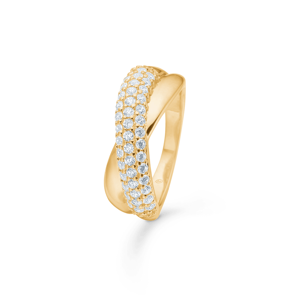 Mads Z Celia 8kt Guld Ring m. Zirkonia - Ringe - 3347009-001