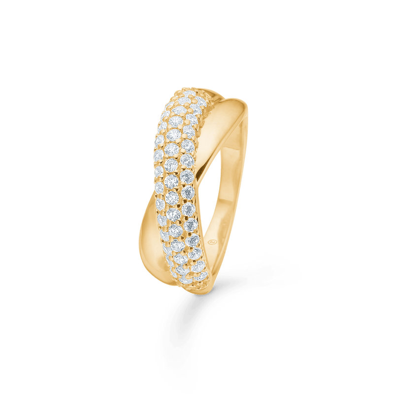 Mads Z Celia 8kt Guld Ring m. Zirkonia - Ringe - 3347009-001