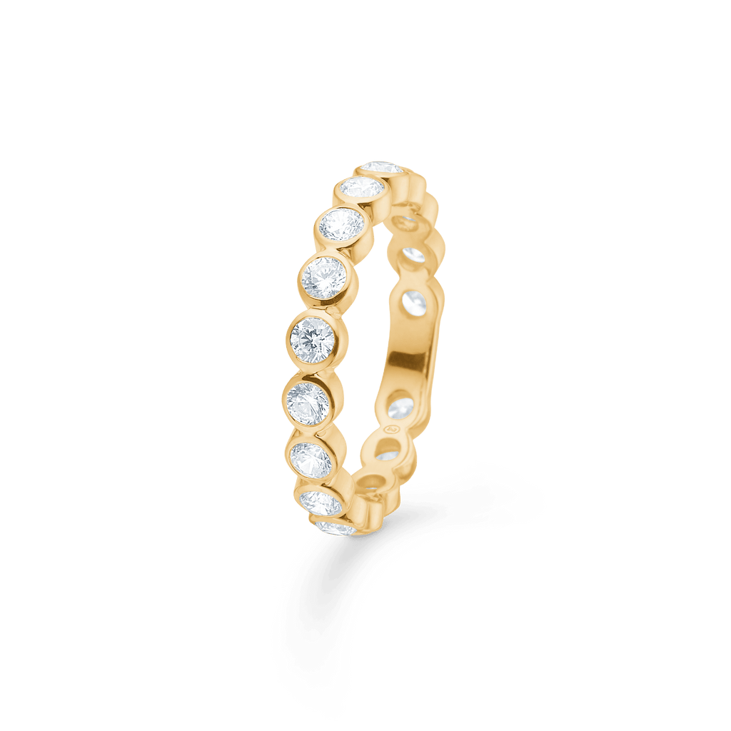 Mads Z Eterna 8kt Guld Ring med Zirkonia - Ringe - 3347072-001
