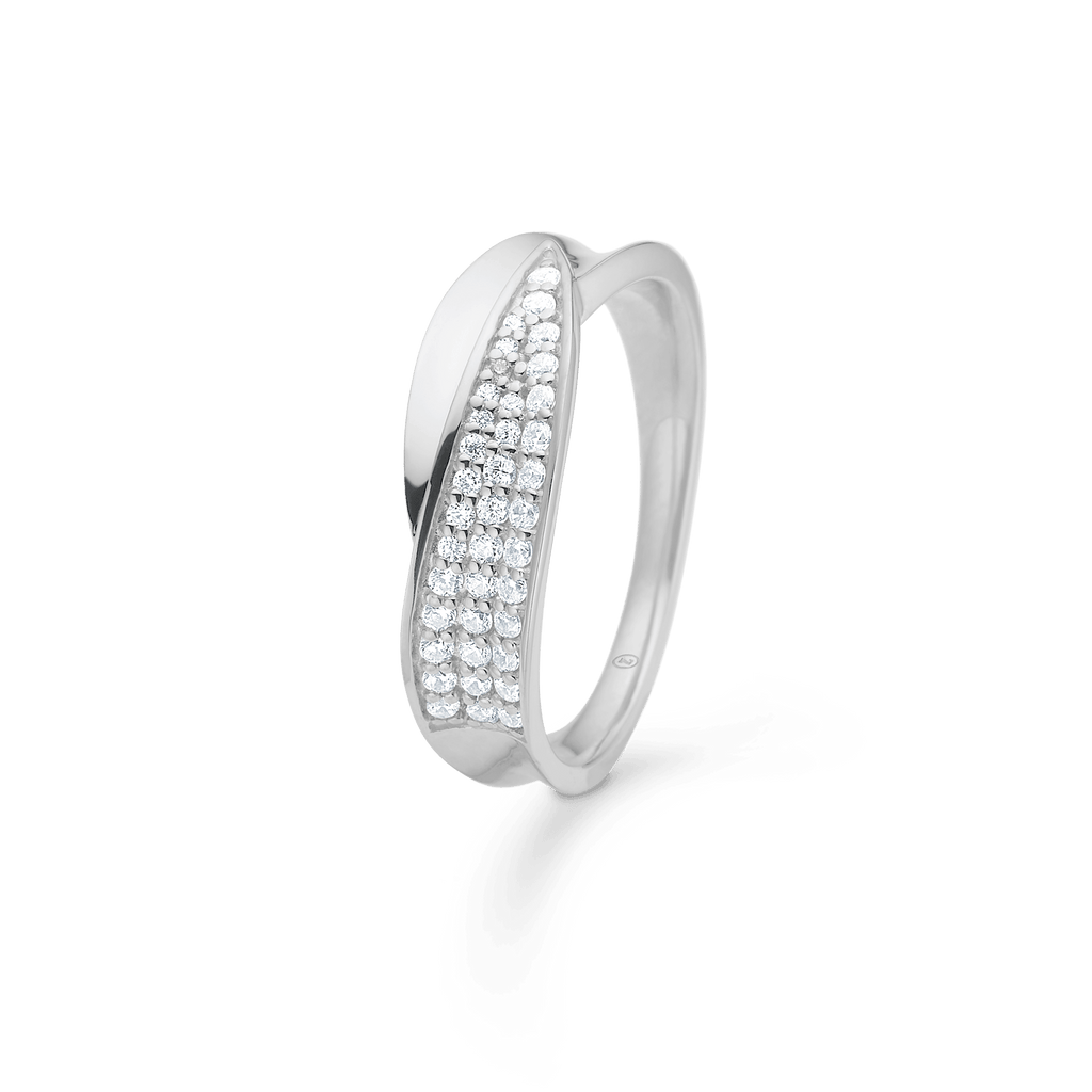 Mads Z Gloria Sølv Ring Med Zirkonia - Ringe - 3147073-001