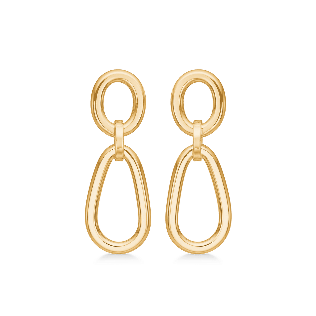 Mads Z Golden Orbit 8kt Guld Øreringe - Øreringe - 3310005
