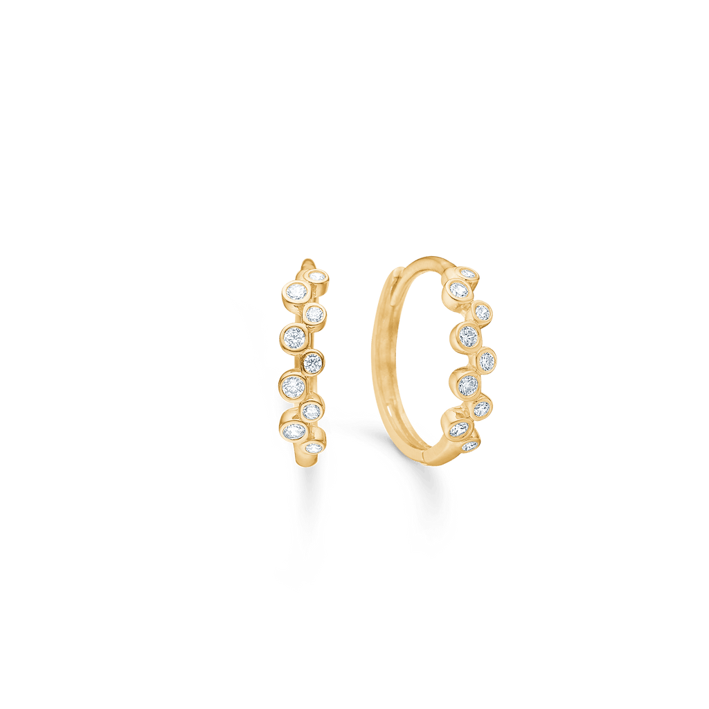 Mads Z Lucy Ring i 8 Karat Guld med 9 Zirkonia - Ringe - 3317035