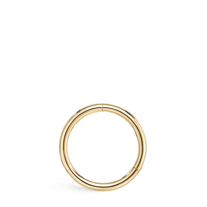 MARIA TASH 8mm Plain Ring 14kt - Øreringe - XR-YG-D8-G18