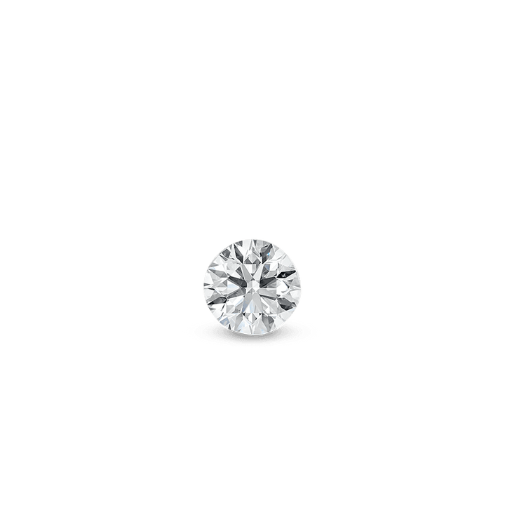 Maria Tash Invisible Set Diamond 2mm white gold showcases a round diamond in classic clear style. Model XIVD-WG-W2-001-2.
