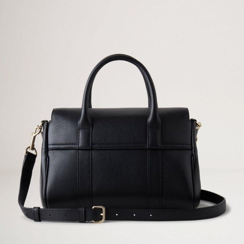 Mulberry Bayswater Satchel Black Small Classic Grain - Bayswater Taske - HH9216/205A100