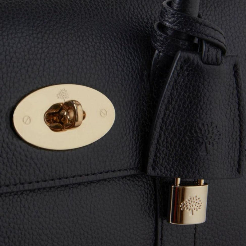 Mulberry Bayswater Satchel Black Small Classic Grain - Bayswater Taske - HH9216/205A100